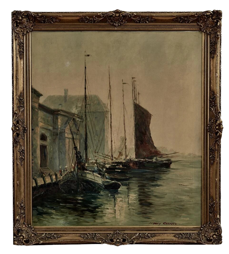 Voiliers dans le port