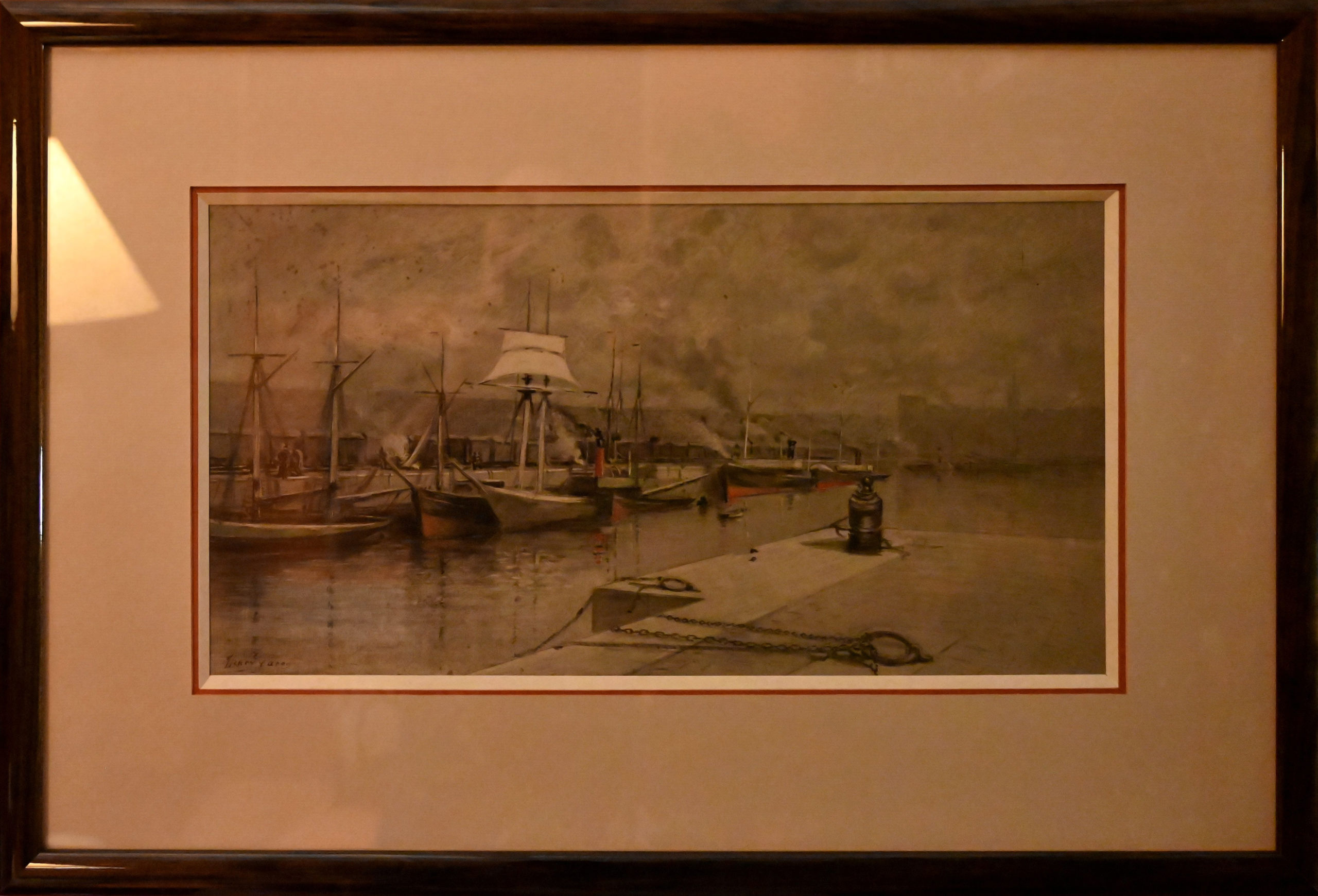 Henry Caron - Amarres sur quai