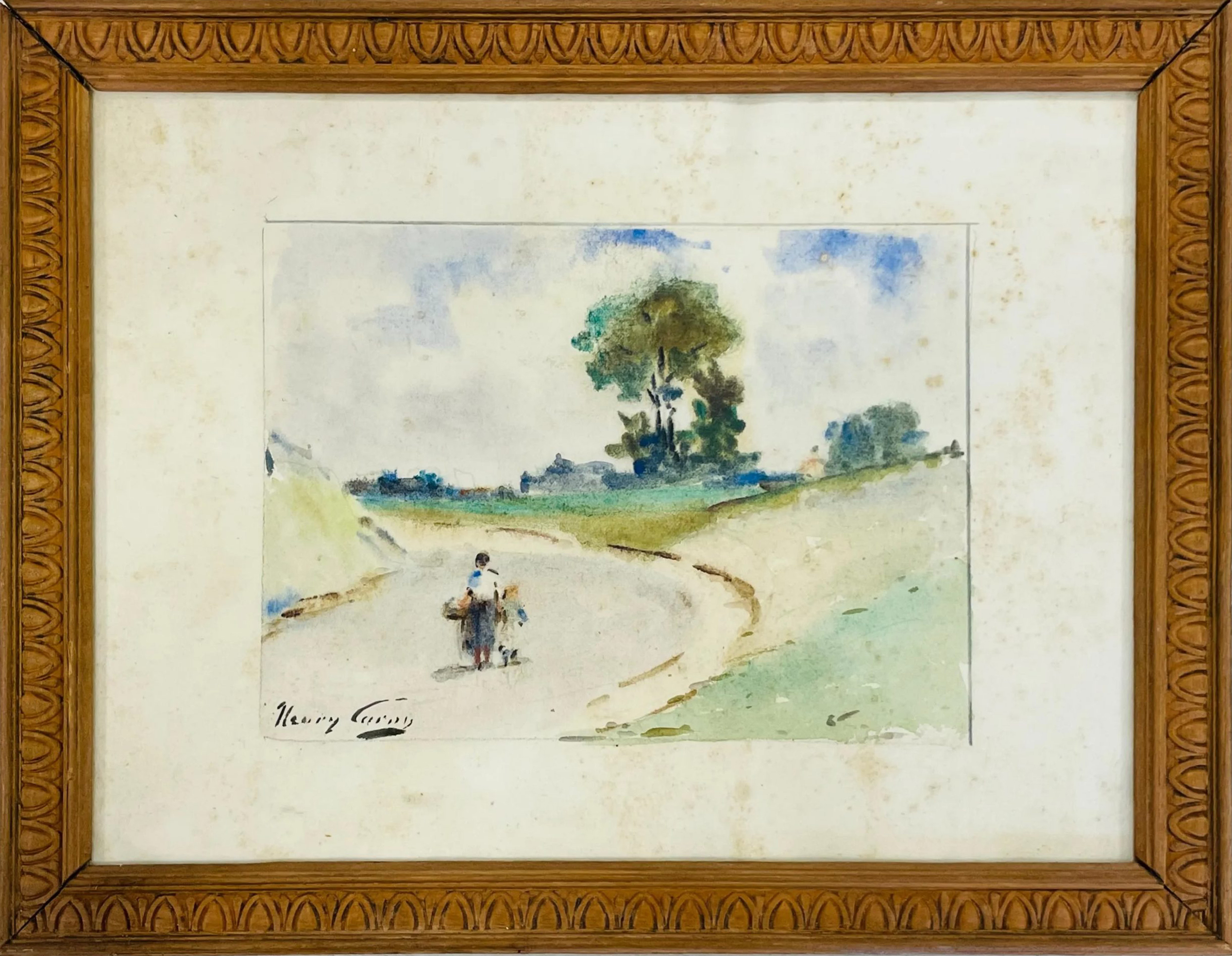 Henry Caron - Paysage animé