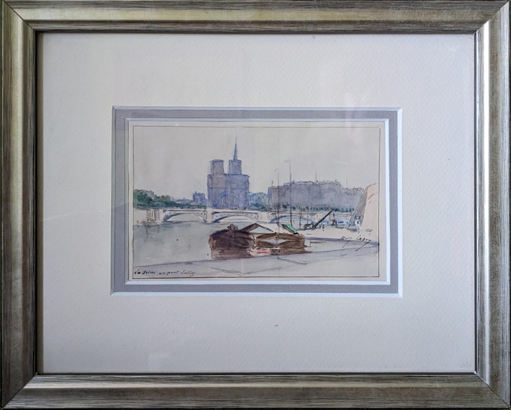Henry Caron - La Seine au pont Sully