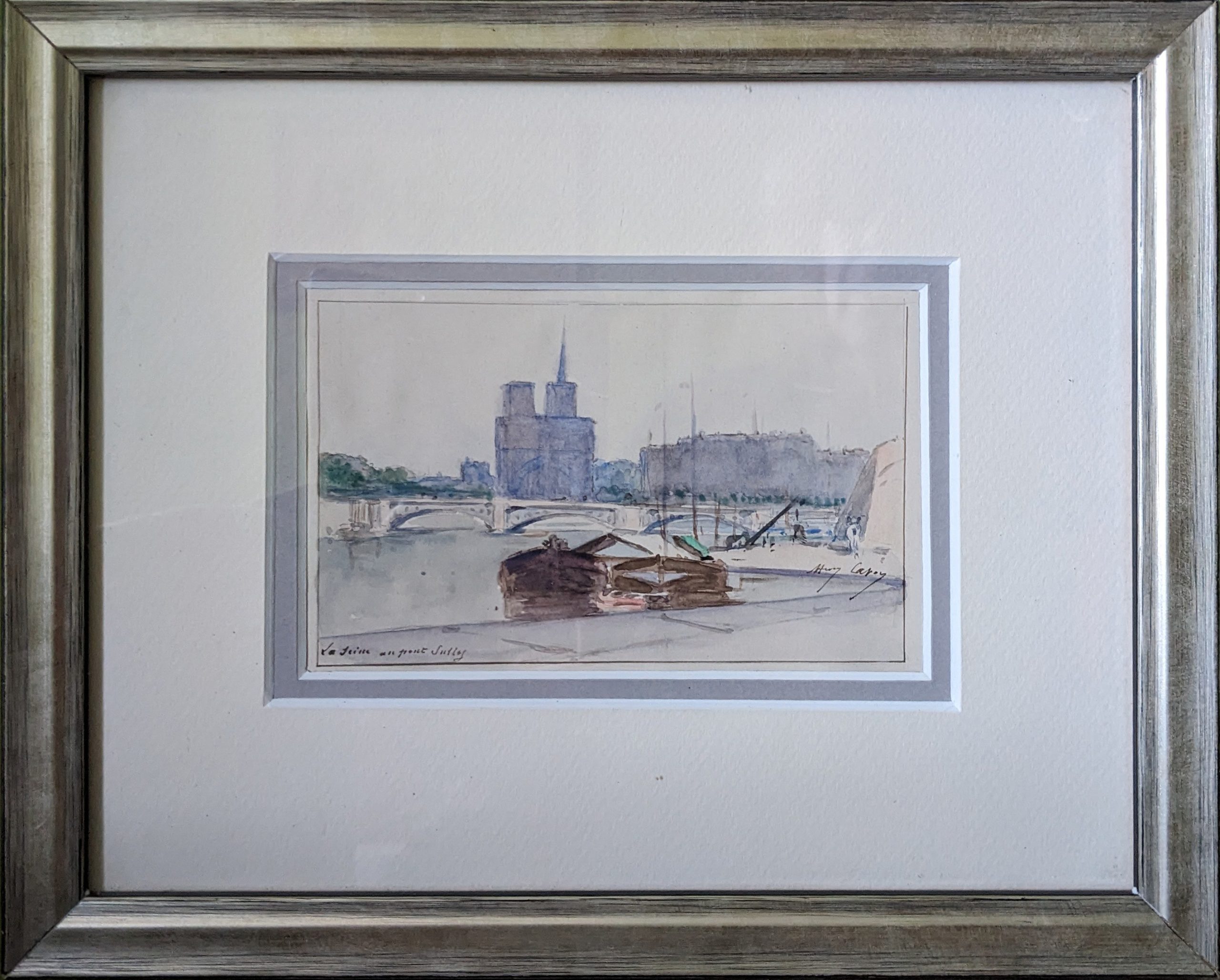 Henry Caron - La Seine au pont Sully